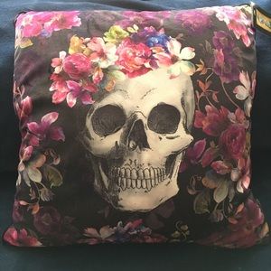 Cynthia Rowley Curious Skull Pillow